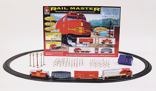 Rail Master Train Set -- Santa Fe