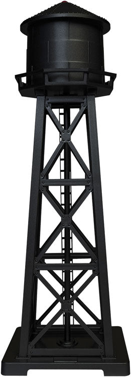 Lighted Water Tower -- Black-1