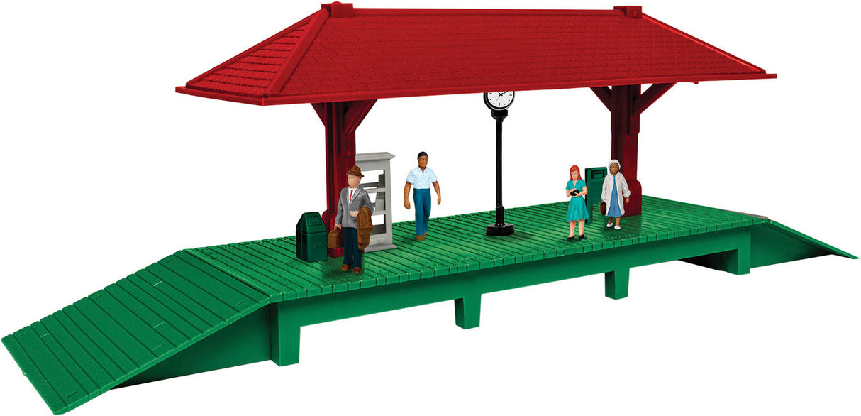 Lighted Station Platform -- Kit - Christmas-1