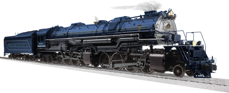 2-8-8-4 - 3-Rail - Legacy Sound and Control -- Baltimore & Ohio 7600 (blue)