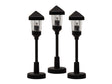 Lighted Gas Lamps -- Clear pkg(3)