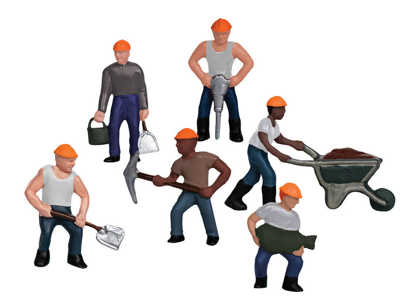 Track Laying Crew Figure Pack -- pkg(6)