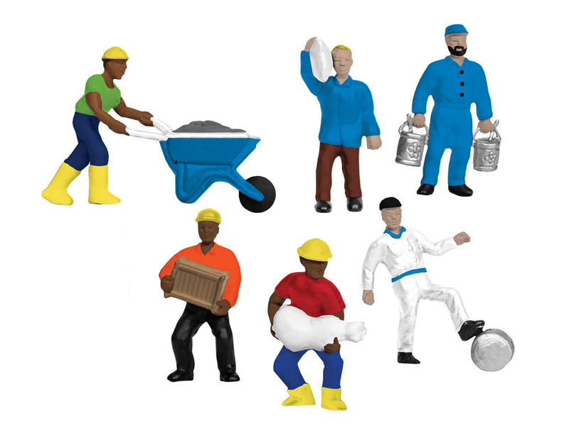 Market Workers Figure Pack -- pkg(6)