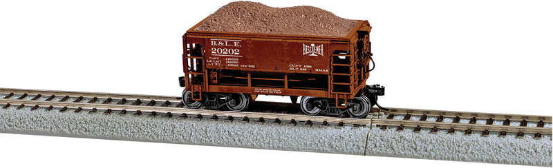 Ore Car - Ready to Run -- Bessemer & Lake Erie 20202 (Boxcar Red)
