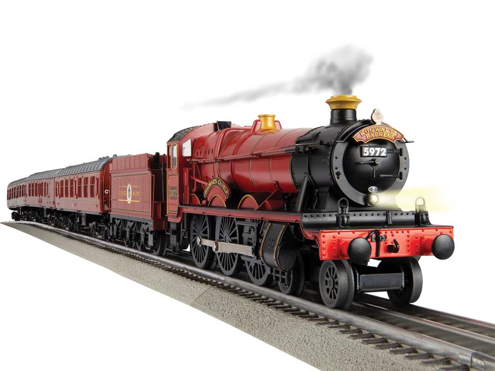 Harry Potter Hogwarts Express - 3-Rail - LionChief 5.0 Bluetooth Sound and Con -- 4-6-0 Locomotive, 3 Cars; FastTrack(R) Oval, Power Pack, Remote-5