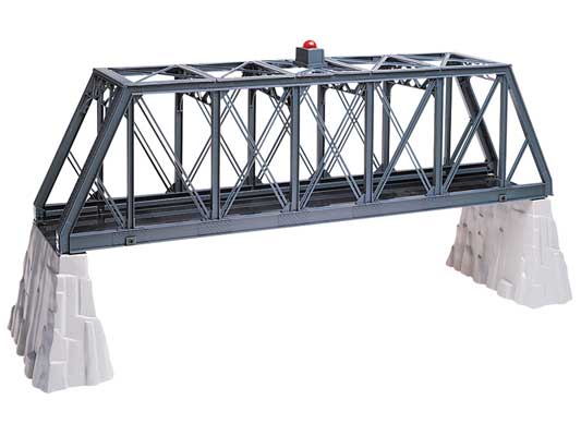 Through-Truss Bridge -- Kit - 26-1/8 x 7-1/2 x 12-1/2" 66.4 x 19.1 x 31.8cm