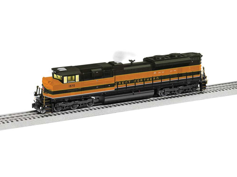 EMD SD70ACe - 3-Rail - Legacy Sound and Control, Smoke -- Great Northern 1889 (Fantasy Scheme, Pullman Green, Omaha Orange)-1