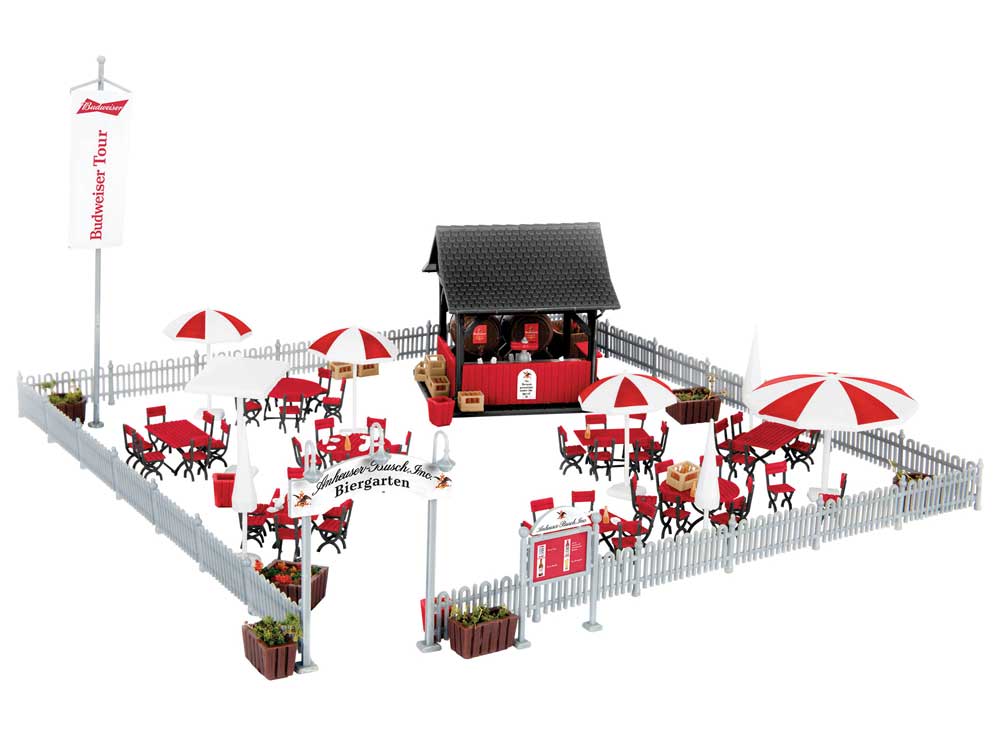 Anheuser Busch Biergarten with Details -- Kit - 2-1/4 x 2-1/4 x 2" 250 Pieces
