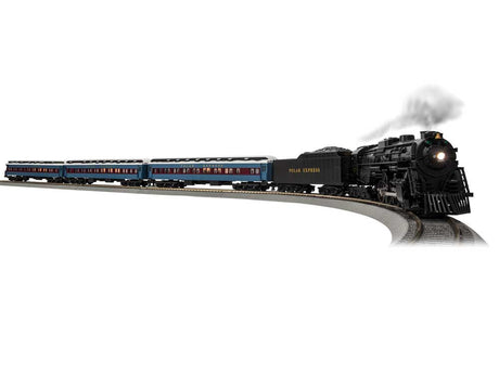 The Polar Express(TM) Train Set - 3-Rail - LionChief Sound & Control - America -- 2-8-4, 3 Cars, AF FasTrack Oval, Power Pack, Remote Controller