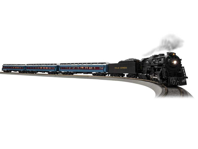 The Polar Express(TM) Train Set - 3-Rail - LionChief Sound & Control - America -- 2-8-4, 3 Cars, AF FasTrack Oval, Power Pack, Remote Controller