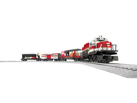 Emergency Response Train Set - 3-Rail - LionChief Sound & Control -- EMD GP38, 3 Cars, FastTrack Oval, Power Pack, Remote Controller