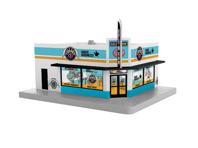 Donuts & Coffee Shop - Lighted -- Assembled - 10-3/8 x 8-3/8 x 6-1/4"  26.4 x 21.3 x 15.9cm