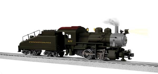 Class A5 0-4-0 with Slope-Back Tender - 3-Rail - Legacy Sound and Control, S -- Pennsylvania Railroad #477 (black, graphite, Tuscan)