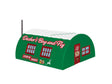 Quonset Hut -- Dashers Buy & Fly (green, white, red) 8-1/2 x 4 x 5"  21.6 x 10.2 x 12.7cm