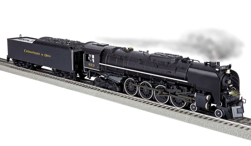 Class J3a 4-8-4 Greenbrier - 3-Rail - Legacy Sound & Control -- Chesapeake & Ohio #613 (black)