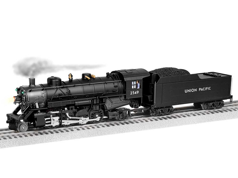 2-8-2 Mikado - 3-Rail w/Sound, LionChief(R) Plus 2.0 Remote & Bluetooth -- Union Pacific #2549 (black, graphite)