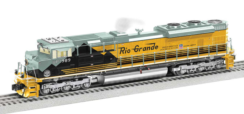 EMD SD70ACe - 3-Rail w/Legacy Sound, Control & Smoke -- Union Pacific #1989 (Denver & Rio Grande Western Heritage, Aspen Gold, silve