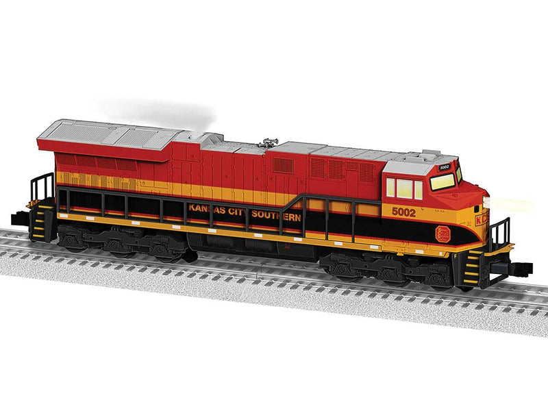 GE ET44AC - 3-Rail - LionChief(R) Plus 2.0 Sound and Control -- Kansas City Southern #5002 (red, black, yellow)