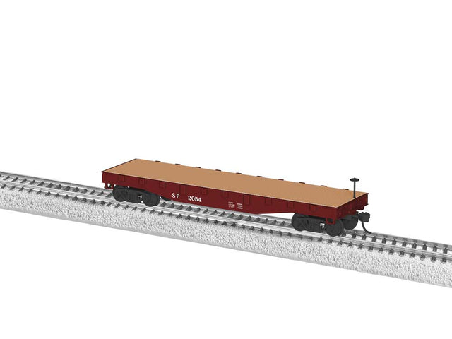 40' Flatcar - Ready to Run -- Southern Pacific #2054 (Boxcar Red)