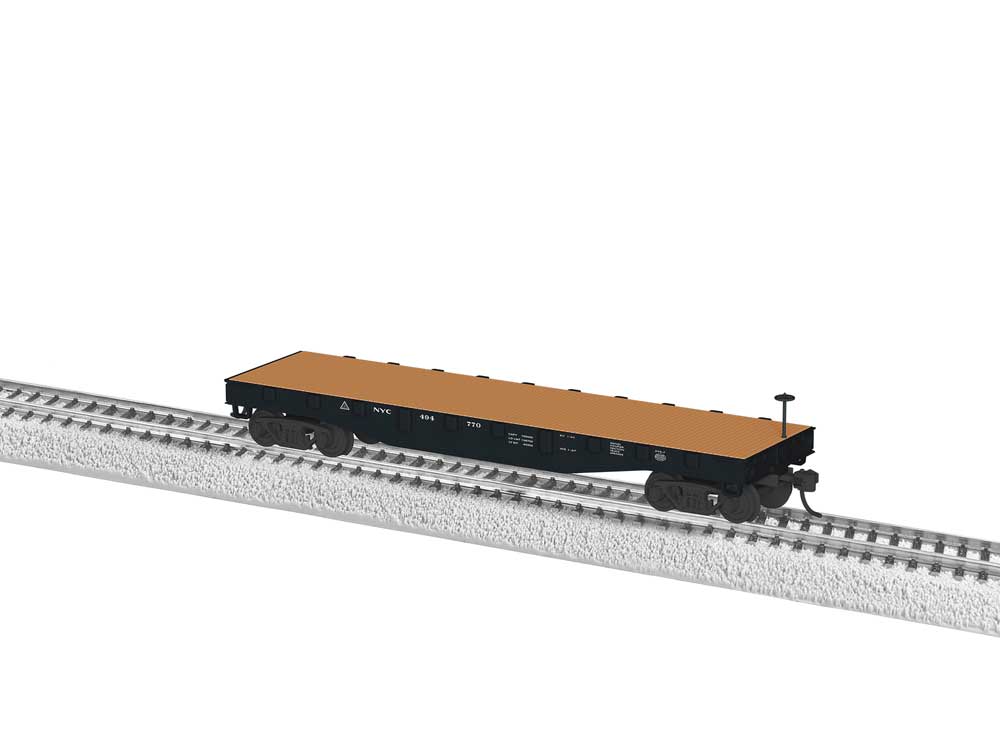 40' Flatcar - Ready to Run -- New York Central #494770 (black)