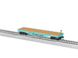 40' Flatcar - Ready to Run -- Union Pacific #909440 (MOW Green)