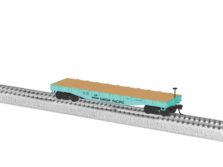 40' Flatcar - Ready to Run -- Union Pacific #909440 (MOW Green)