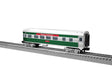 13" Streamlined Observation - Lighted - Ready to Run - 3-Rail -- Christmas #12025 (silver, green, red)