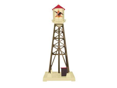 Anheuser-Busch(R) Industrial Water Tower w/Light -- Assembled - 6 x 6 x 15"  15.2 x 15.2 x 38.1cm