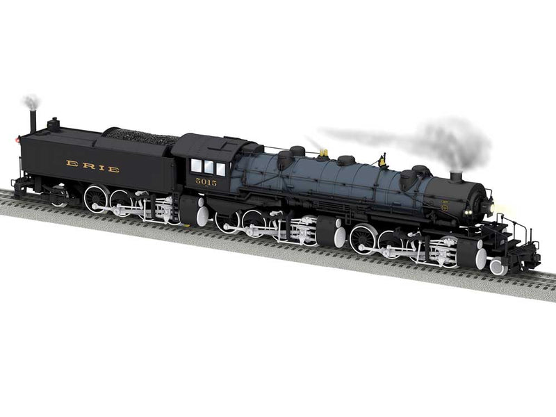 2-8-8-8-2 Triplex - 3-Rail w/Legacy Sound, Control & Smoke - Vision -- Erie #5015 (black, blue)