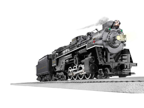 2-8-4 Berkshire - 3-Rail w/Sound & LionChief(R) 2.0 Remote & Bluetooth -- Pere Marquette #1223 (black, graphite)