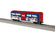 40' Steel Reefer - Ready to Run -- Anheuser-Busch Budweiser (blue, white, red, This Bud's for You)