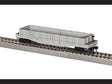 40' Flatcar w/Wood Sides (Gondola) - Ready to Run -- Maintenance of Way #X4692 (gray)