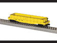 40' Flatcar w/Wood Sides (Gondola) - Ready to Run -- Pennsylvania Railroad #494244 (MOW yellow)