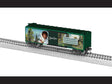 40' Steel Flat-End Boxcar - Ready to Run -- Bob Ross Commemorative (green, blue, color portrait)