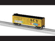 40' Steel Flat-End Boxcar - Ready to Run -- Akron, Canton & Youngstown #517835 (yellow, black, large ACY, graffiti)-1