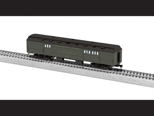 Heavyweight Baggage - Ready to Run -- Santa Fe #1922 (Pullman green, black)