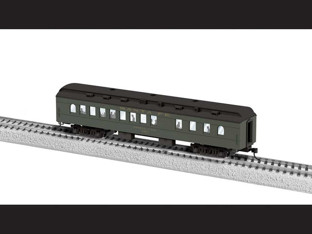 Heavyweight Diner - Ready to Run -- Santa Fe #4464 (Pullman green, black)