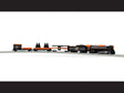 Halloween ELX Train Set - LionChief DC, DCC, Bluetooth -- 2-8-4 Berkshire, 3 Cars, FasTrack Oval, Remote Controller-1