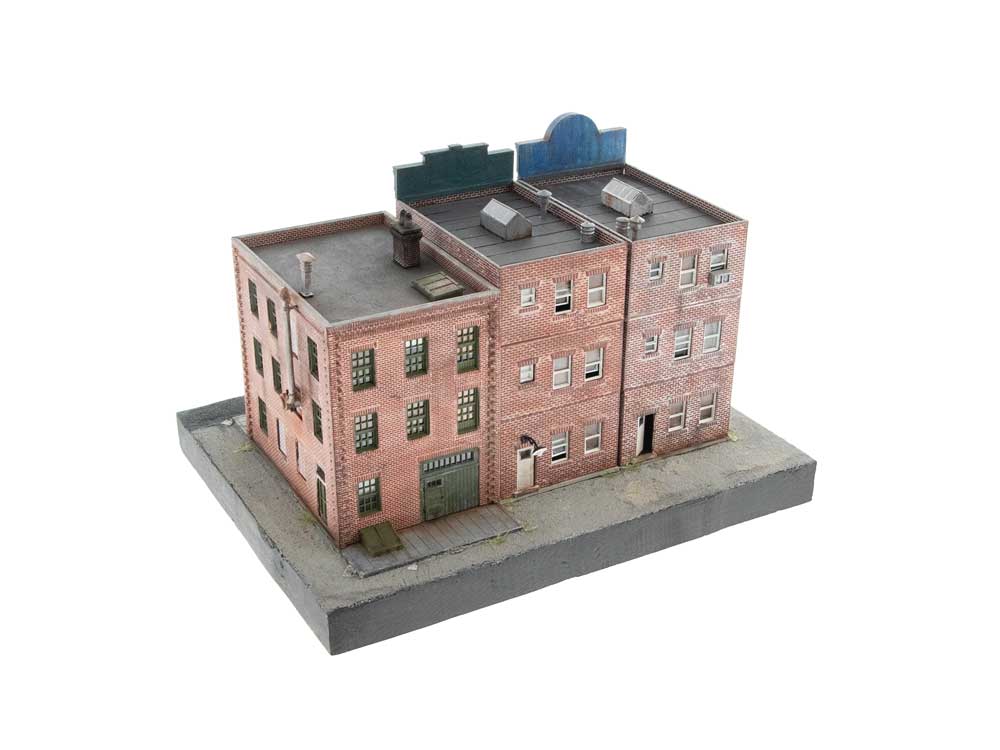 Front Street 100 Block 3-Structure Set -- Kit - 9-1/4 x 7 x 6-1/2"  23.5 x 17.8 x 16.5cm-2