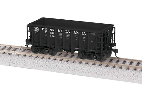 Class G38 Ore Car - Ready to Run -- Pennsylvania Railroad #15886 (As-Delivered, black)