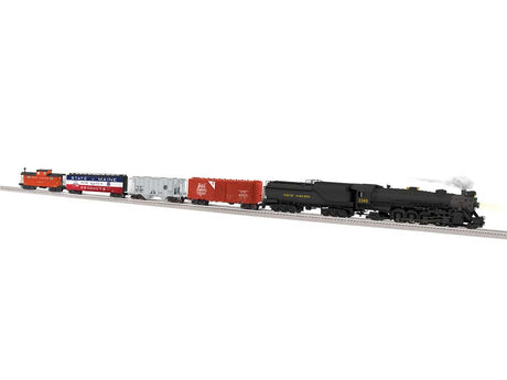 Minuteman Freight Train-Only Set - 3-Rail - Legacy Sound, Smoke & Control -- New Haven 4-8-2 #3345, 4 Cars