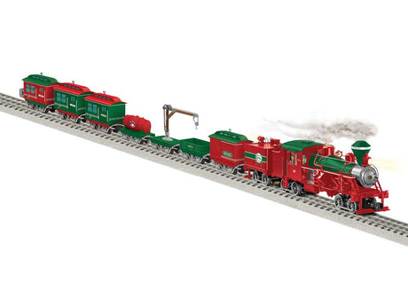North Pole Toy Works Christmas Train-Only Set - 3-Rail - Legacy Sound & Contro -- 3-Truck Heisler, 7 Disconnect Cars