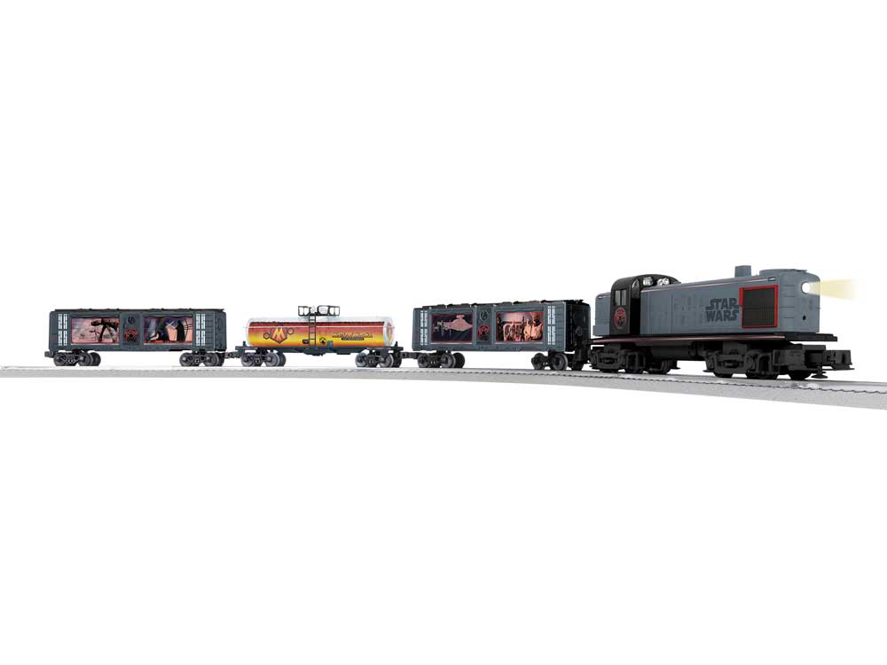 Star Wars Empire Set - 3-Rail - LionChief Bluetooth 5.0 Sound & Control -- Alco RS3, 3 Cars, FasTrack Oval, Remote Controller-1