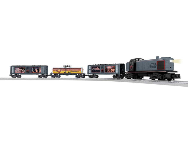 Star Wars Empire Set - 3-Rail - LionChief Bluetooth 5.0 Sound & Control -- Alco RS3, 3 Cars, FasTrack Oval, Remote Controller-1