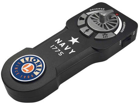 Navy Set - 3-Rail - LionChief Bluetooth 5.0 Sound & Control -- Alco RS3, 3 Cars, FasTrack Oval, Remote Controller-2
