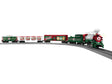 Peppermint Christmas Freight - 3-Rail - LionChief Bluetooth 5.0 Sound & Contro -- 0-8-0, 3 Cars, FasTrack Oval, Controller-1