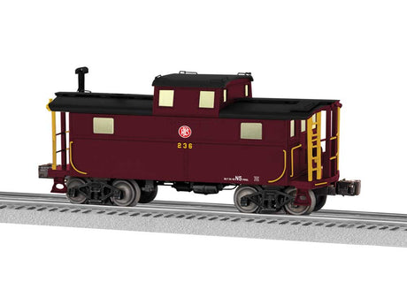 PRR Class N5 Cupola Caboose w/Lights - 3-Rail - Ready to Run -- Pennsylvania-reading Seashore Lines #236 (Tuscan, black, red)
