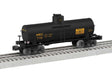 8,000-Gallon Tank Car - 3-Rail - Ready to Run -- Maine Central #710 (black, Harvest Gold)