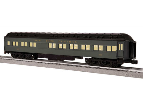 18" Heavyweight Pullman Diner w/StationSounds - 3-Rail - Ready to Run -- New York Central #452 (20th Century Ltd, Pullman Green)