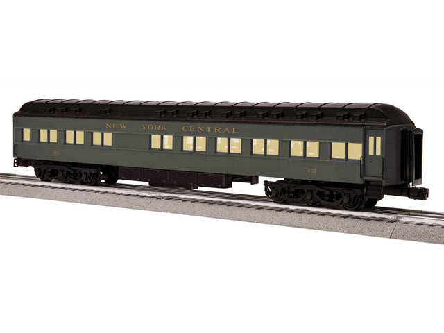 18" Heavyweight Pullman Diner w/StationSounds - 3-Rail - Ready to Run -- New York Central #452 (20th Century Ltd, Pullman Green)